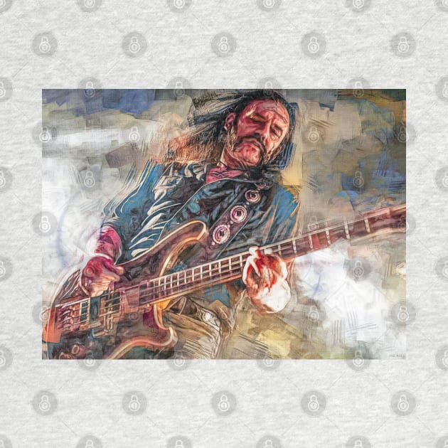 Lemmy Musician by IconsPopArt